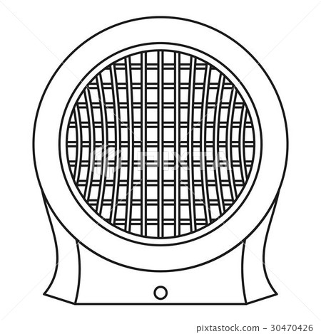 Heater icon, outline style Heater icon, outline style 30470426