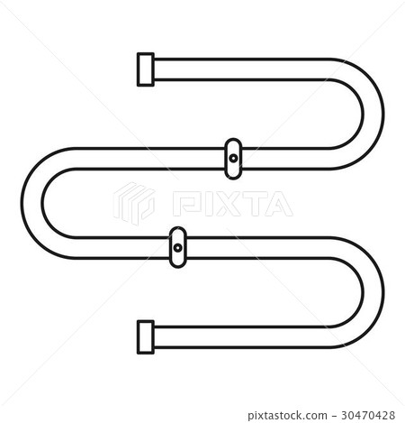Towel dryer icon, outline style Towel dryer icon, outline style 30470428
