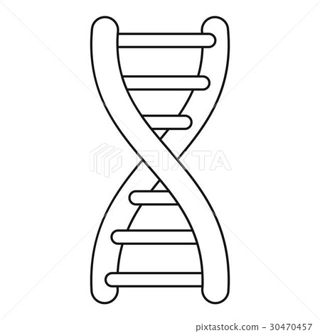 Dna icon, outline style Dna icon, outline style 30470457