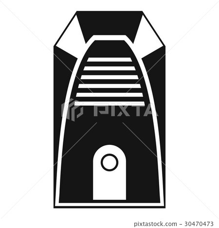 Modern electric home heater icon, simple style Modern electric home heater icon, simple style 30470473