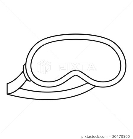 Sleeping mask icon, outline style Sleeping mask icon, outline style 30470500