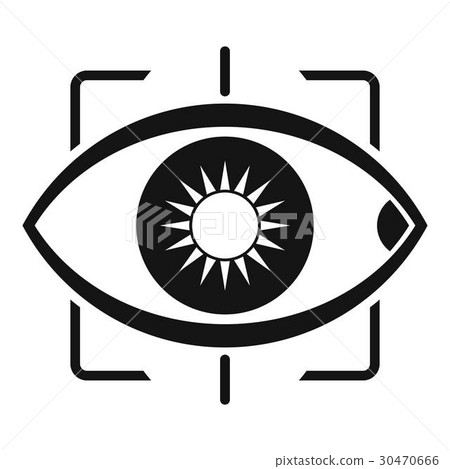 Eye icon, simple style Eye icon, simple style 30470666