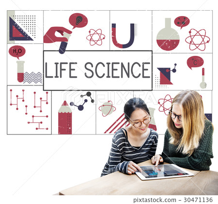 Life Science Biology Chemistry Concept Life Science Biology Chemistry Concept 30471136