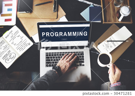 Programming HTML Coding Technology Icon 30471281