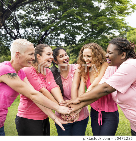 Women Breast Cancer Support Charity Concept 30471285