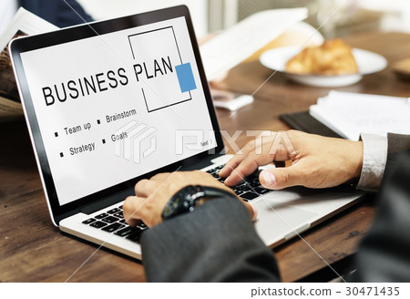 Business Plan Startup Strategy Goals Concept Business Plan Startup Strategy Goals Concept 30471435