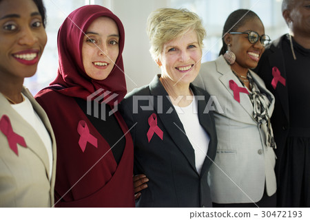 Diverse Women Together Partnership Ribbon 30472193