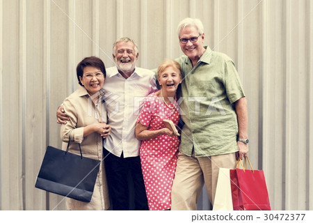 Senior Adult Shopping Friendship Lifestyle Senior Adult Shopping Friendship Lifestyle 30472377