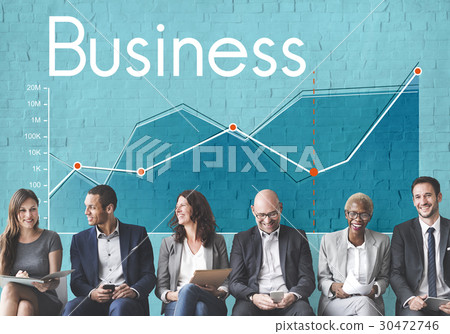 Corporate business line graph report 30472746