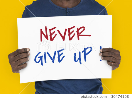 Never Give Up Keep Going Cheer Up Quote Word 30474108