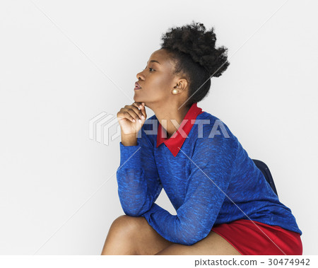 African Woman Confidence Self Esteem Studio Portrait African Woman Confidence Self Esteem Studio Portrait 30474942