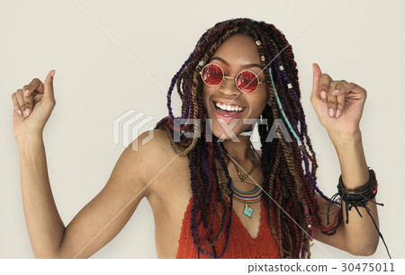 African Descent Female smiling dance 30475011