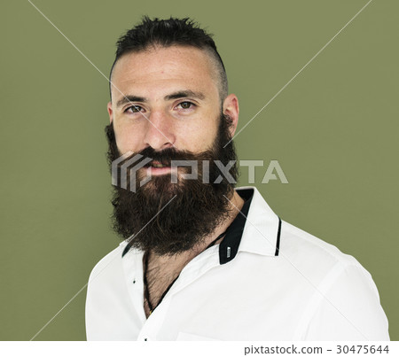 A man with mustache and beard A man with mustache and beard 30475644
