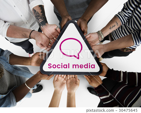 Stay Connected Social Connection Concept 30475645