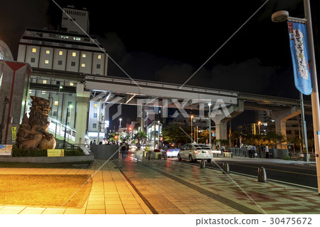 夜晚的國際街道 30475672