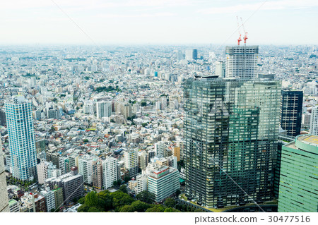 modern city skyline view in Tokyo, Japan 30477516