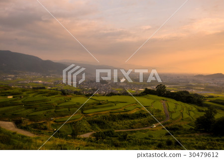 Abandoned rice terrace Abandoned rice terrace 30479612