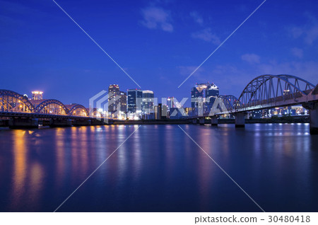 夜景（Yodogawa Riverbed·Umeda）01 30480418