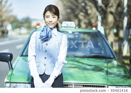 出租車女司機服務熱情好客 出租車女司機服務熱情好客 30481416