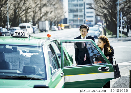 出租車商人騎 30481616