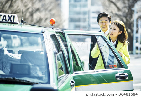 Taxi businessman ride 30481684