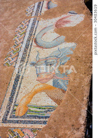 Ancient Greek mosaic 30483619