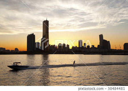 滑水，63幢建築，Lienchenia，汝矣島，永登浦區，漢江，首爾 30484481
