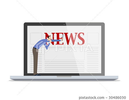 Checking Fake News Concept. 30486030