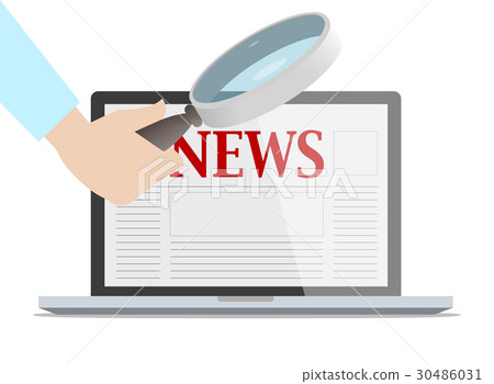 Checking Fake News Concept. 30486031