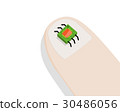 Minirobot on Human Finger. 30486056