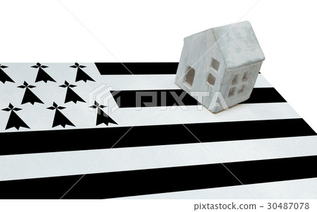 Small house on a flag - Brittany 30487078