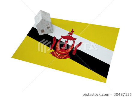 Small house on a flag - Brunei Small house on a flag - Brunei 30487135