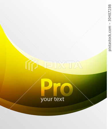 Abstract background, swirl wave line template 30487286