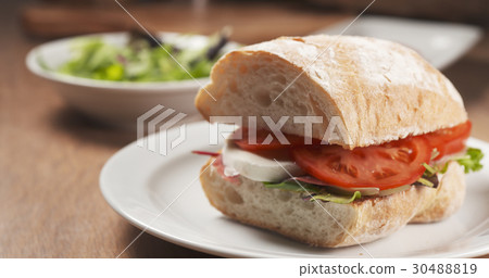 Fly out reveal ciabatta sandwich with speck 30488819