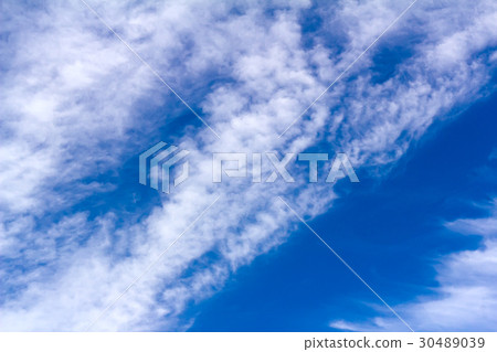 Blue sky and white fluffy clouds. Blue sky and white fluffy clouds. 30489039
