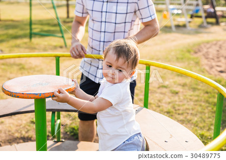 summer, childhood, leisure and family concept - 30489775