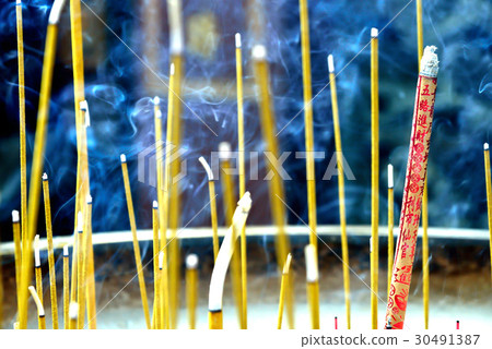 Temple, temple, incense, smoke, temple, bye, incense, incense 30491387