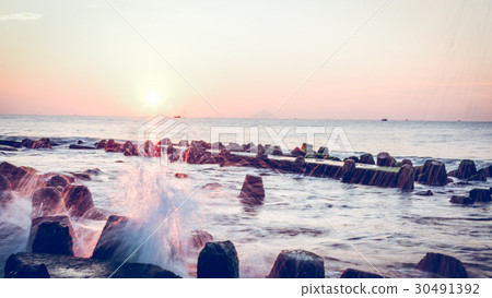 Nha Trang City Vietnam central beach and view at Nha Trang City Vietnam central beach and view at 30491392