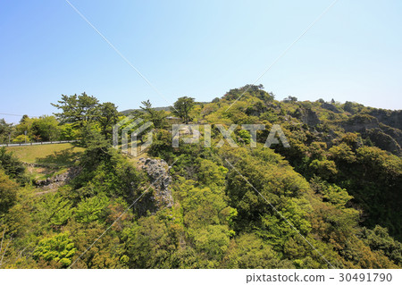 香川縣小豆島町Kanjazi河從山頂的風景（表12，第12次風景） 30491790