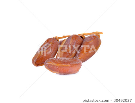 Dates  Palm fruit isolated on white background 30492027
