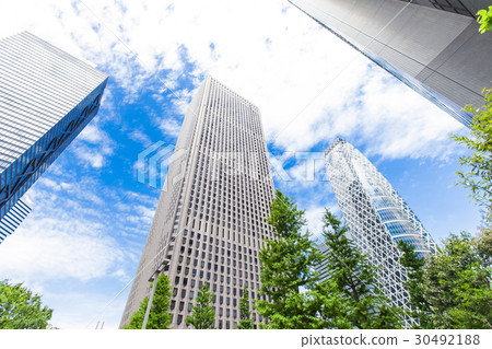 High-rise building in the office area High-rise building in the office area 30492188