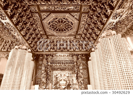 建築 寺廟 廟宇 廟 神 神像 神明 廟裡 平安燈 光明燈 30492629