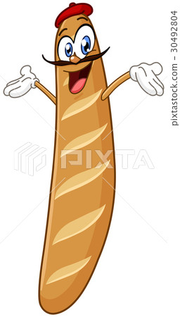 Baguette cartoon 30492804