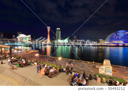 Night view from Kobe Harborland 30493212