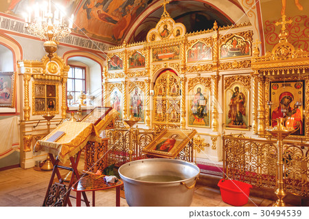 Interior of Orthodox church. Russia Interior of Orthodox church. Russia 30494539