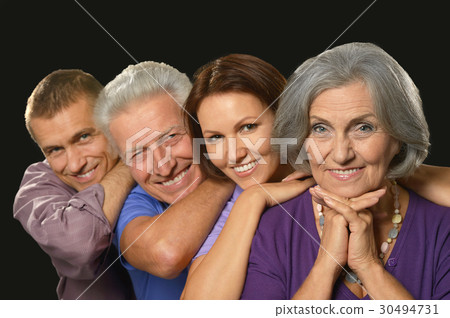 Happy parents with grown-up children Happy parents with grown-up children 30494731