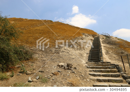 The ancient city of Beit She'an is located in the  30494895