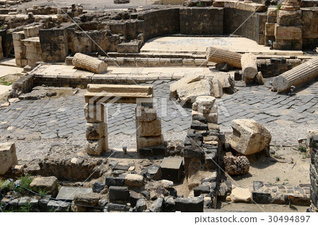 The ancient city of Beit She'an is located in the  30494897