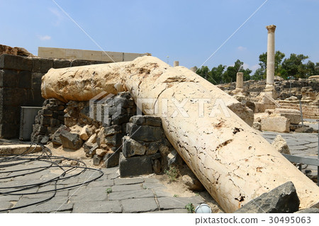 The ancient city of Beit She'an is located in the  30495063