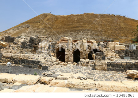 The ancient city of Beit She'an is located in the  30495065